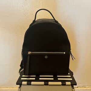 Tory Burch Black Leather Backpack